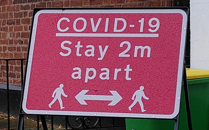 Covid-19 sign